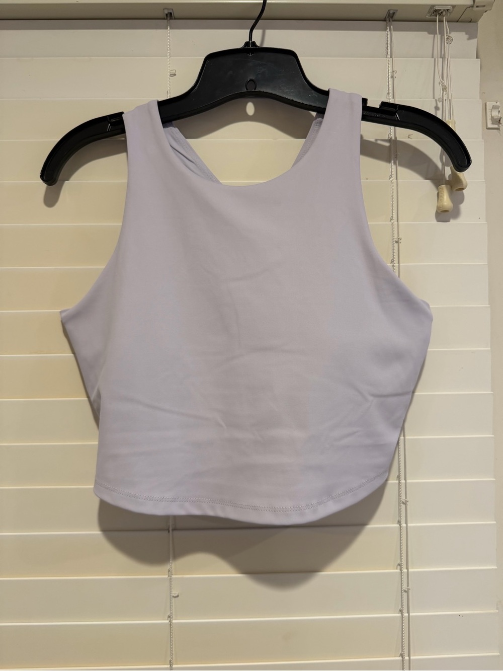 Leapstride Women's Lavender Cropped Tank Top